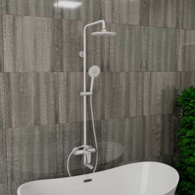 Душевая система D&K Bayern.München белый (DA1563708B18)