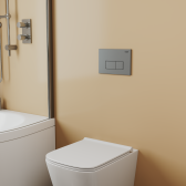 Клавиша смыва D&K Rhein графит (арт.инсталл DI8050127) (DB1499006)