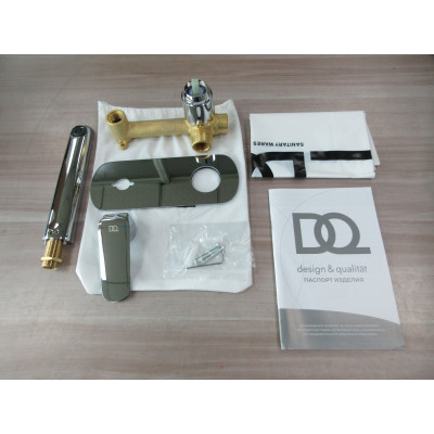 Смеситель для раковины DQ Düsseldorf встраиваемый настенный хром (DA1724401)