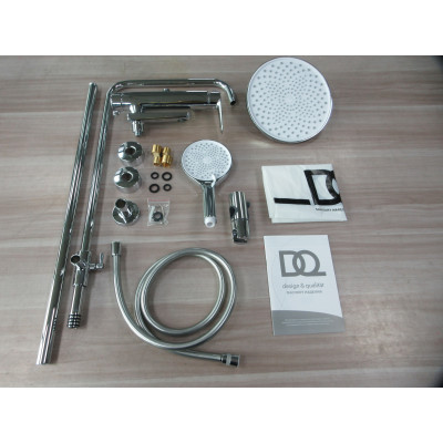Душевая система со смесителем DQ Düsseldorf хром (DA1723701)
