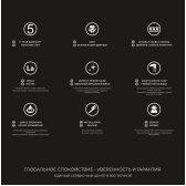 Душевая система со смесителем DQ Stuttgart хром (DA1773701)