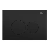 Клавиша смыва D&K Bayern DB1529025.2  (арт.инсталл DI8050127), черный