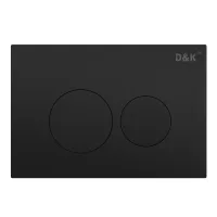 Клавиша смыва D&K Bayern DB1529025.2  (арт.инсталл DI8050127), черный