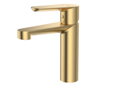 Смеситель для раковины D&K Bayern.München матовое золото (DA1562107)