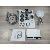 Смеситель для ванны с душем DQ Hamburg короткий излив хром (DA1743201)