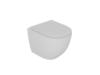 Унитаз DK подвесной безободковый (торнадо)  Matrix 490*370*360мм,белый (DT1396516)