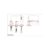 Смеситель D&K на борт ванны Bayern.Liszt (DA1514901)