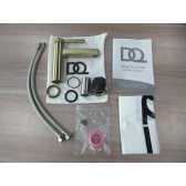 Смеситель для раковины DQ Bonn мат.золото (DA1702107)