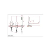 Смеситель D&K на борт ванны Bayern.Liszt (DA1514905)