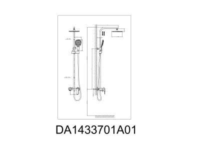 Душевая система DK Berlin Freie (DA1433701A01)