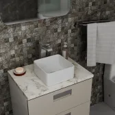 Раковина накладная DK Berlin, 240*240*120мм, белый (DT1431116)