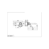 Смеситель для раковины встраиваемый DK Rhein Marx (DA1394401)