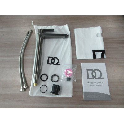 Смеситель для раковины высокий DQ Düsseldorf графит (DA1722006)