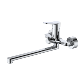 Смеситель для ванны с душем DQ Leipzig длинный излив хром (DA1763301)