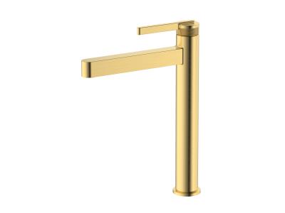 Смеситель для раковины высокий DQ Bonn мат.золото (DA1702007)