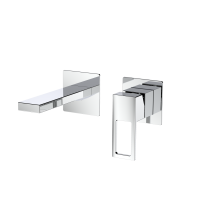 Смеситель для раковины DQ Dortmund встраиваемый настенный хром (DA1714401)