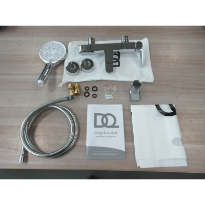 Смеситель для ванны с душем DQ Düsseldorf короткий излив хром (DA1723201)