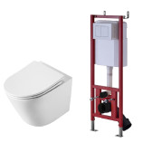 Комплект DQ унитаз DT1476516, инсталляция с клавишей DI8640116 (DS1471603)