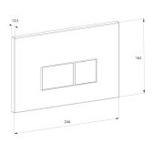 Комплект DQ унитаз DT1476516, инсталляция DI8050127, клавиша смыва DB1499001 (DS1471608)