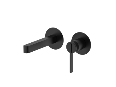 Смеситель для раковины DQ Bonn встраиваемый настенный черный (DA1704405)