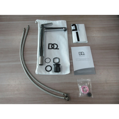 Смеситель для раковины высокий DQ Frankfurt хром (DA1732001)