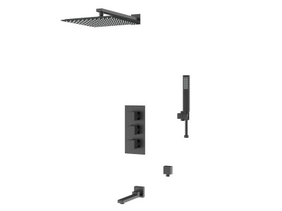 Душевая система D&K встраиваемая термостатическая с изливом Bayern.Liszt (DA2515605A04)