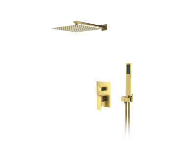Душевая система для душа DK встраиваемая матовое золото Bayern.Liszt (DA1515707A04)