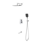 Душевая система для ванны и душа DQ Dortmund встраиваемая с изливом хром (DA1715601)