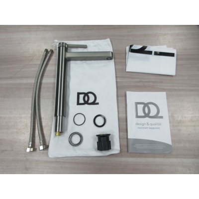 Смеситель для раковины высокий DQ Bonn графит (DA1702006)