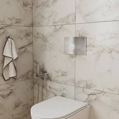 Клавиша смыва D&K Bayern DB1529001.2  (арт.инсталл DI8050127), хром