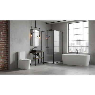 Унитаз-компакт безободковый торнадо DQ Grimm 700*390*880мм (DT1387516)