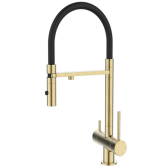 Смеситель для кухонной мойки DQ с фильтром матовое золото (DA1462507Gold)