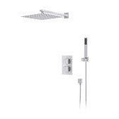 Душевая система для душа DK встраиваемая термостатический матовый белый Bayern.Liszt (DA2515708A04)