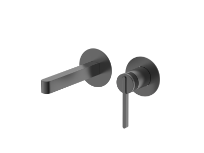 Смеситель для раковины DQ Bonn встраиваемый настенный графит (DA1704406)