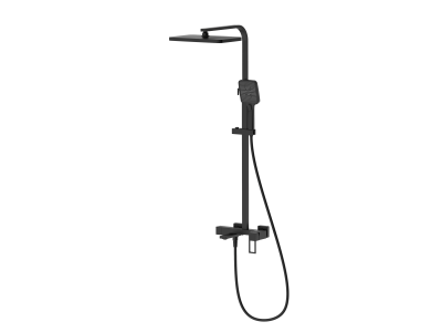 Душевая система со смесителем DQ Dortmund черный (DA1713705)