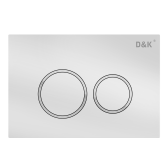 Комплект D&K Унитаз подвесной безободковый DT1396016, Инсталляция DI8050127, Клавиша смыва DB1529016, белый (DS1391614)