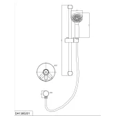 Смеситель для душа встраиваемый DK Rhein Marx (DA1395201)