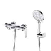 Смеситель для ванны с душем DQ Düsseldorf короткий излив хром (DA1723201)