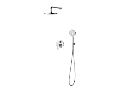 Душевая система для ванны и душа DQ Leipzig встраиваемая хром (DA1765701)