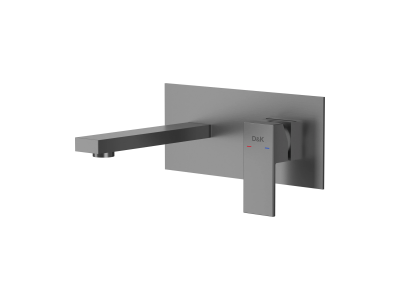 Смеситель для раковины DK встраиваемый настенный серый графит Bayern.Liszt (DA1514406)