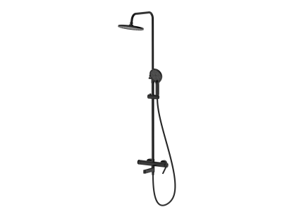 Душевая система со смесителем DQ Bonn черный (DA1703705)