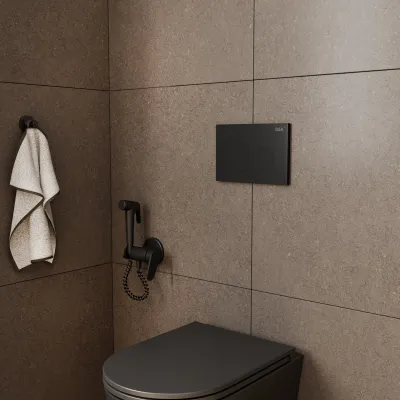 Клавиша смыва D&K Bayern DB1529025.2  (арт.инсталл DI8050127), черный