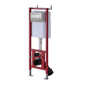 Инсталляция с клавишей хром DQ 400*165*1160мм (DI8140116)