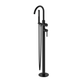 Напольный смеситель для ванны с душем DQ Bonn черный (DA1706005)