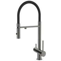 Смеситель для кухонной мойки DQ с фильтром графит (DA1462506Grey)