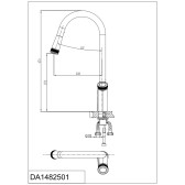 Смеситель для кухни DK Bayern.Alfeld (DA1482501)
