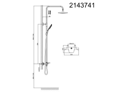 Душевая система DK Bayern Potsdam (DA2143741B14)