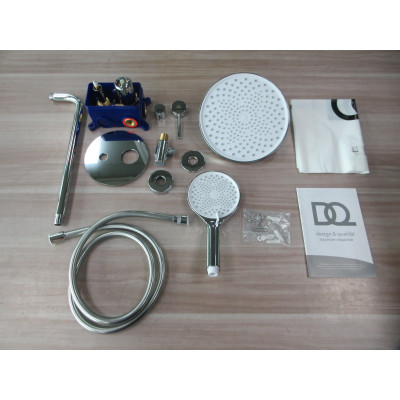 Душевая система для ванны и душа DQ Stuttgart встраиваемая хром (DA1775701)