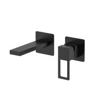 Смеситель для раковины DQ Dortmund встраиваемый настенный черный (DA1714405)