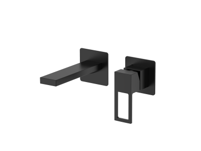 Смеситель для раковины DQ Dortmund встраиваемый настенный черный (DA1714405)
